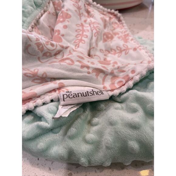 Pottery Barn Crib Sheet Cloud Island Peanut Shell Swaddle - Picture 3 of 4